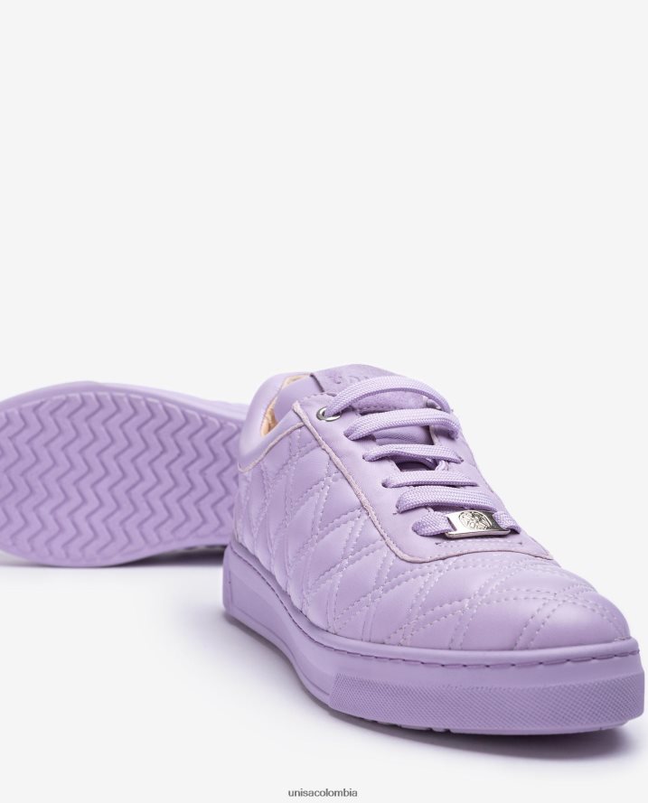 co Unisa mujer zapatilla deportiva con acolchado geométrico lila F0X80H653