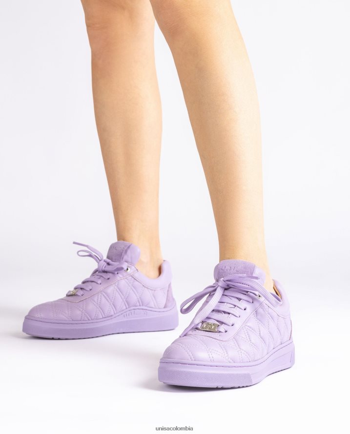 co Unisa mujer zapatilla deportiva con acolchado geométrico lila F0X80H653