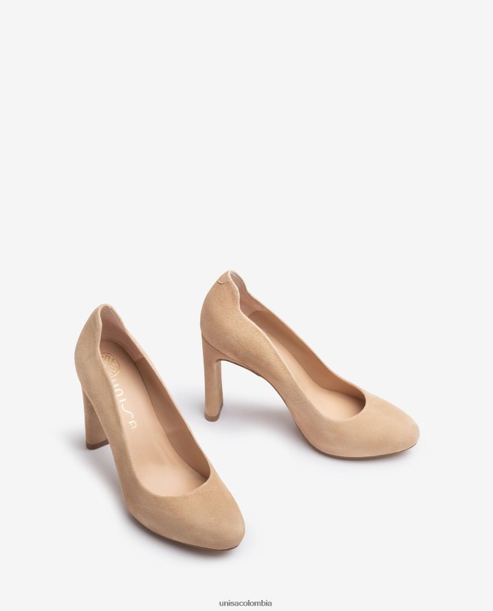 co Unisa mujer zapato de tacón con plataforma interior beige F0X80H549