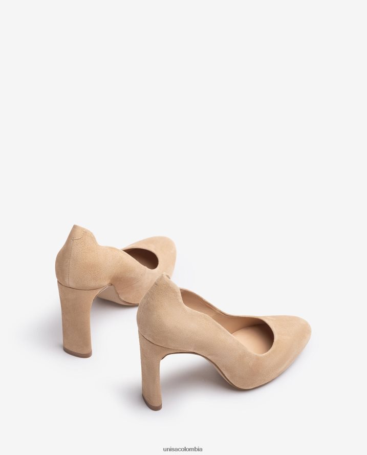 co Unisa mujer zapato de tacón con plataforma interior beige F0X80H549