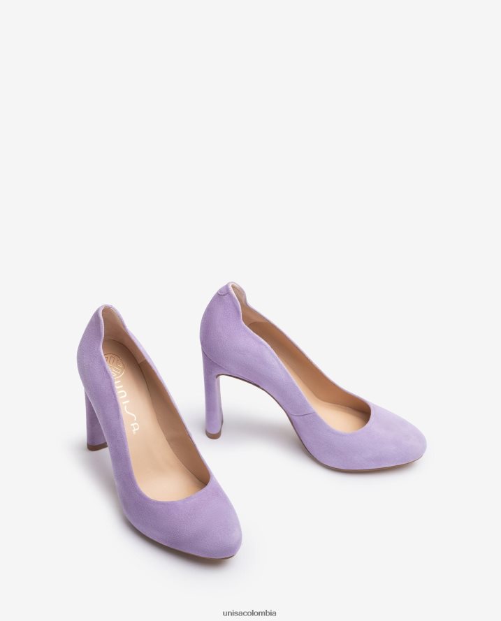 co Unisa mujer zapato de tacón con plataforma interior lila F0X80H569