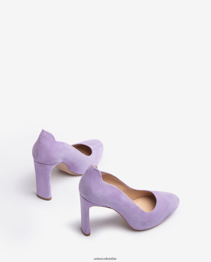 co Unisa mujer zapato de tacón con plataforma interior lila F0X80H569