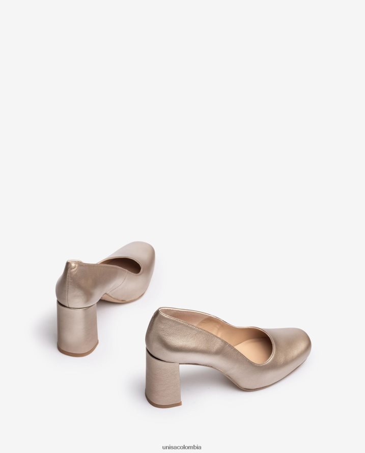 co Unisa mujer zapatos de salón con punta cuadrada y plataforma moda F0X80H557