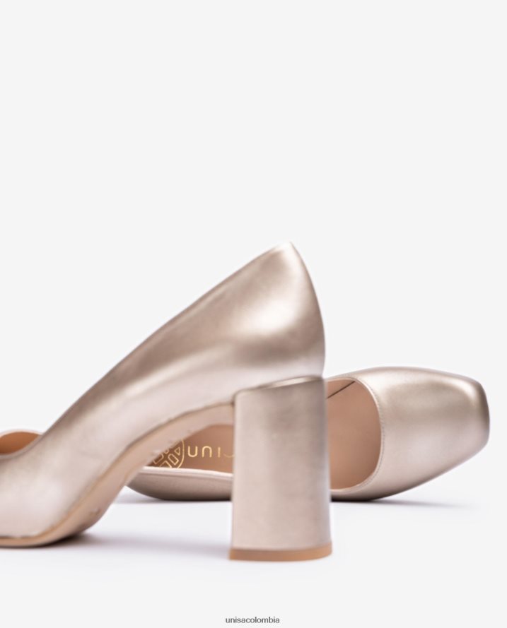 co Unisa mujer zapatos de salón con punta cuadrada y plataforma moda F0X80H557