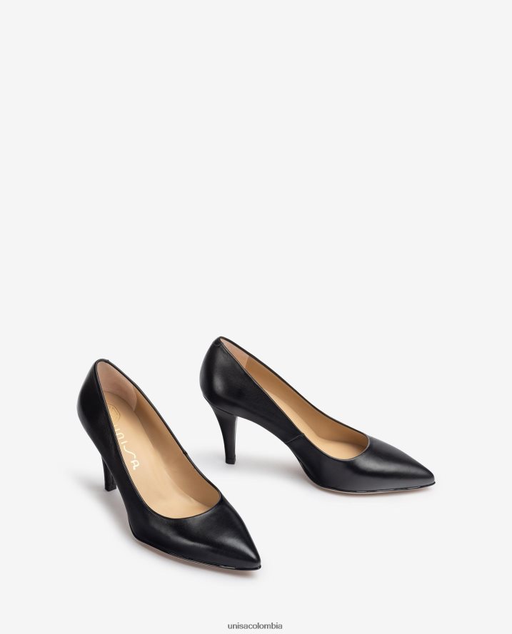 co Unisa mujer zapatos de salón de piel con punta en punta y tacón fino moda F0X80H593