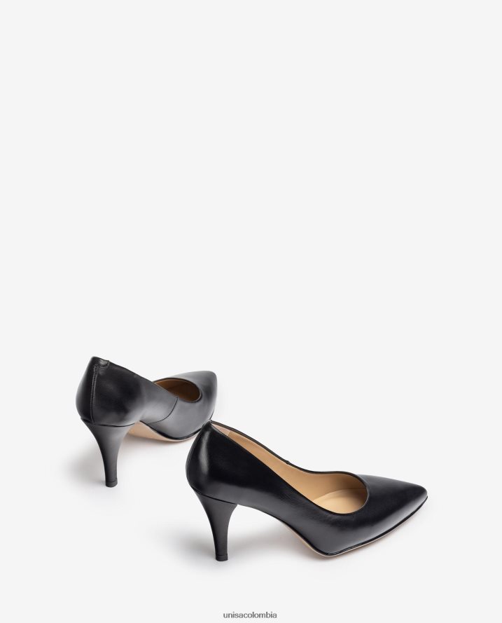 co Unisa mujer zapatos de salón de piel con punta en punta y tacón fino moda F0X80H593