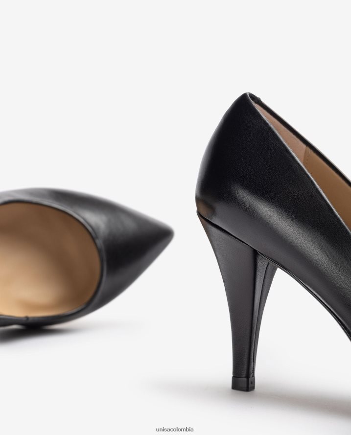 co Unisa mujer zapatos de salón de piel con punta en punta y tacón fino moda F0X80H593