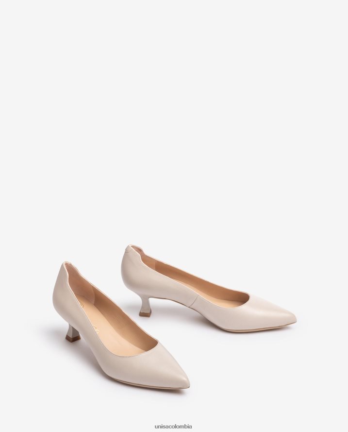 co Unisa mujer zapatos de salón de piel con puntera en punta agraciado F0X80H560