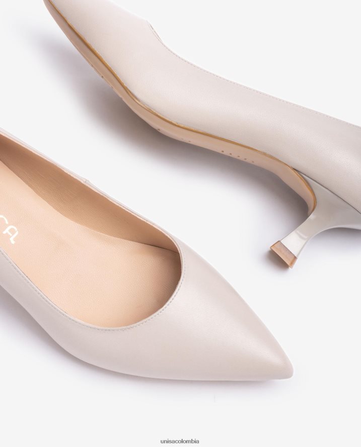 co Unisa mujer zapatos de salón de piel con puntera en punta agraciado F0X80H560