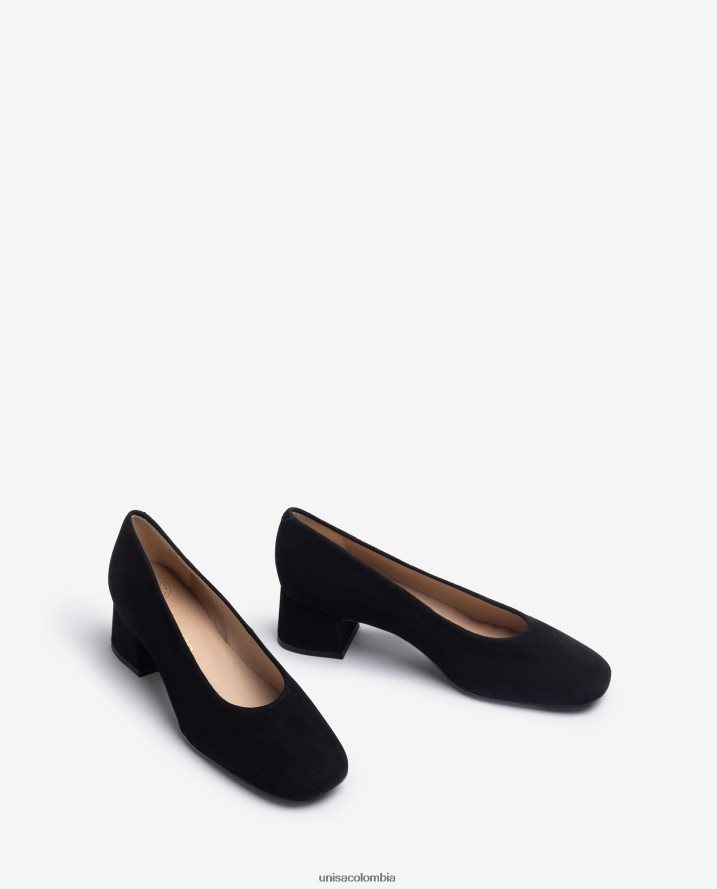 co Unisa niños zapatos de salón de ante con línea superior redonda moda F0X80H1300