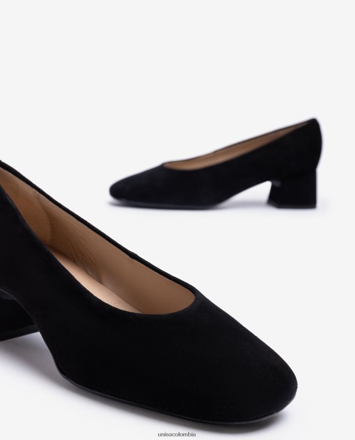 co Unisa niños zapatos de salón de ante con línea superior redonda moda F0X80H1300