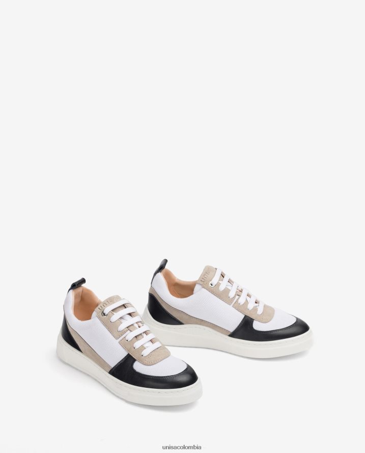 co Unisa unisexo zapato deportivo de tela y piel agraciado F0X80H661