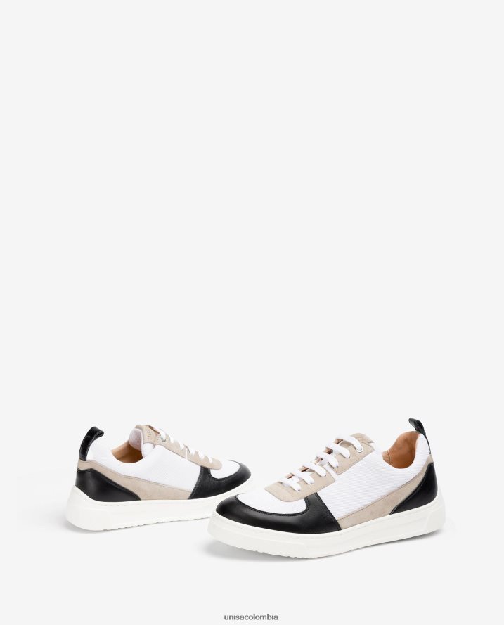 co Unisa unisexo zapato deportivo de tela y piel agraciado F0X80H661