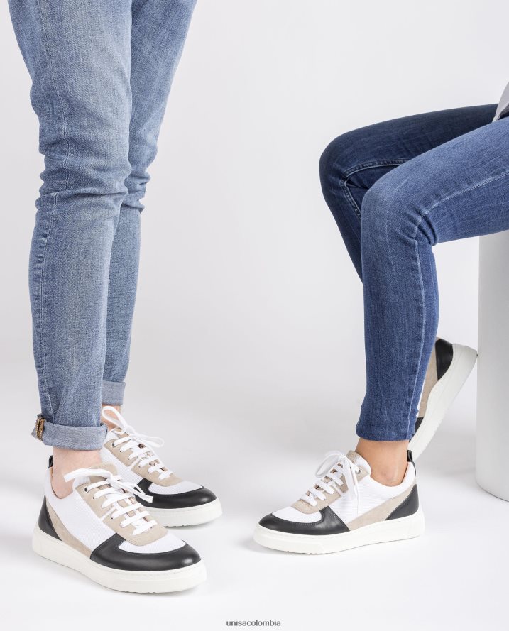 co Unisa unisexo zapato deportivo de tela y piel agraciado F0X80H661