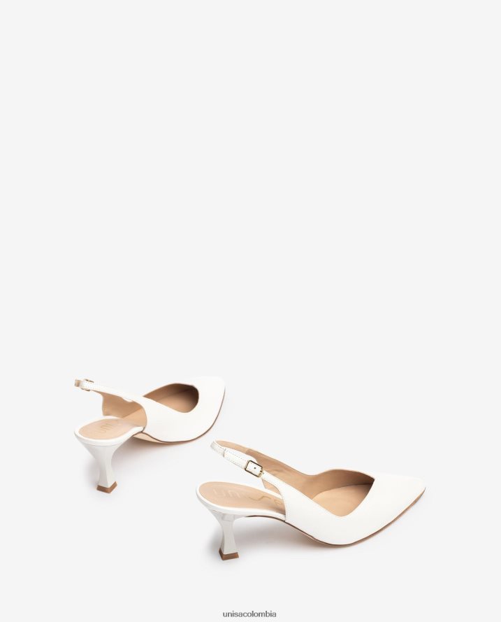 co Unisa mujer Zapato destalonado con correa al tobillo d\'orsay y tacón pintado moda F0X80H838